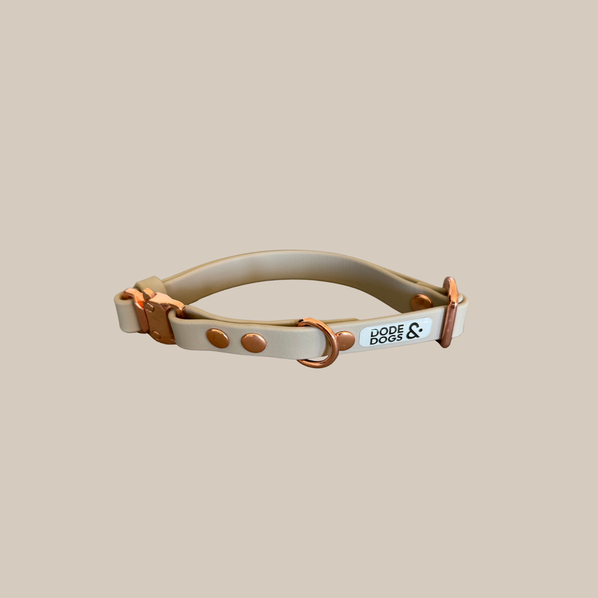 BioThane® Halsband Sand | 30 - 40 cm - Einzelstück